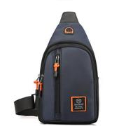 HeYuMeio Zaino multiuso, adatto per escursioni e ciclismo uomo e donna - borsa a tracolla con jack per cuffie e borsa per il tempo libero,Blu