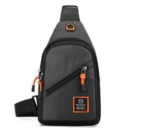 HeYuMeio Zaino multiuso, adatto per escursioni e ciclismo uomo e donna - borsa a tracolla con jack per cuffie e borsa per il tempo libero,Grigio