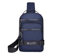 HeYuMeio Zaino multiuso, adatto per escursioni e ciclismo uomo e donna - borsa a tracolla con jack per cuffie e borsa per il tempo libero,Blu
