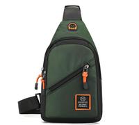 HeYuMeio Zaino multiuso, adatto per escursioni e ciclismo uomo e donna - borsa a tracolla con jack per cuffie e borsa per il tempo libero,Verde