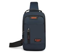 HeYuMeio Zaino multiuso, adatto per escursioni e ciclismo uomo e donna - borsa a tracolla con jack per cuffie e borsa per il tempo libero,Blu