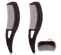 Heyumybit Pettine Antiforfora,2 Pezzi Pettine Per La Rimozione Della Forfora,Testa A Dente Cavo Massaggio Energetico per Cura del Cuoio Capelluto per Donne e Uomini