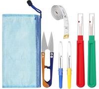 Heyumybit Ripper Cucito,6 PCS Taglia Asole,Seam Ripper Kit,Taglia Cuciture,Cucitura Ripper Kit,Taglia Filo Seam Ripper per Cucire Unpicker Taglia-filo Strumenti a Punto Croce