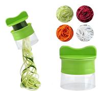 Heyumybit Tagliapasta Multifunzione,Spiralizzatore di Verdure,Affetta Verdure Taglia Verdure,Affettaverdure Tagliaverdure per Verdure Acciaio Inox,Grattugia per Cetrioli,Zucchini,Patata,Carota