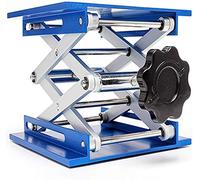 HeyWin, tavolo da laboratorio in ossido di alluminio, utilizzato anche come jack per il sollevamento di router, laser, armadio solito (blu) (200 mm x 200 mm)