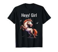 Heyy Girl Divertente gioco di parole Maglietta