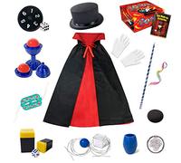 Heyzeibo Kids Magic Kit - Beginners Kids Magic Tricks Set Included Magic Wand, Top Hat, Fancy Dress & Much More, Novelty Magic Props Toy Birthday Gift for Magician Boy Girl