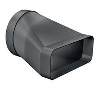 HEZ9VDSI0 accessorio per cappa, Tubo Nero, Nero, 222 mm, 89 mm, 1 pz
