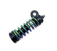 HEZHANG Ammortizzatore MTB for la Piegatura della Forcella Anteriore Bici Shocks Assorbitore di Ammortizzatore Regolabile ASSE in Lega Titanio Ultraaligh(Colorful)