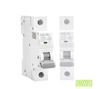 HEZHANG Interruttore Magnetotermico GYM9H 10KA MCB 6A 10A 16A 20A 25A 32A 40A 50A 63A 220V/400V Mini Interruttore Automatico Curva C(10A)