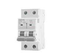HEZHANG Interruttore Magnetotermico Interruttore Automatico GYM9H 10KA MCB 2P 6A 10A 16A 20A 25A 32A 40A 50A 63A 220V Curva C(10A)