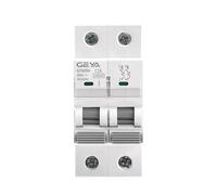 HEZHANG Interruttore Magnetotermico Interruttore Automatico MCB 10KA 1P 2P 3P 4P 6A 10A 16A 20A 25A 32A 40A 50A 63A 230V 400V Curva C(2 Pole C Curve,50A)