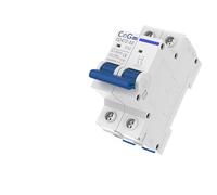 HEZHANG Interruttore Magnetotermico Interruttore Automatico MCB 2P 10A 16A 20A 25A 32A 40A 50A 63A DZ47Z 500V/1000V Montaggio su Guida DIN di disconnessione CC(2P 1000V,20A)