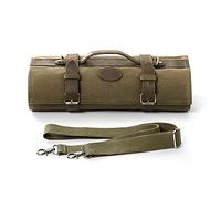 HEZHEN Rotolo di Coltello Borsa per Coltelli (Senza Coltello)-Verde Chiaro