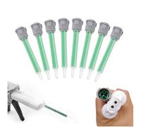 Hezhou 20 pezzi MBQ05-16L Ugelli per miscelazione epossidica Miscelatore statico ugello miscelatore punte per miscelatore colla in plastica 1:1 miscelatore 2 K miscelatore per flusso di tubo