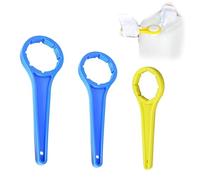 Hezhou 3 Pz Chiave ad anello Duo DIN 41 DIN 51 DIN 61 Chiave per tanica Pratica per tanica 5/10/20/25/30 per aprire facilmente i contenitori semplice e pratico