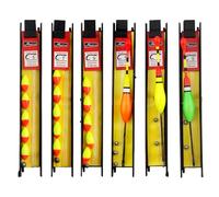 Hezhou 6 pezzi Galleggiante da Pesca Galleggiante galleggianti Bobbers Con piombino, lenza e amo (5#, 7#, 9#) Galleggianti da Pesca Mare Galleggianti Bobine Ganci Attrezzatur (C)