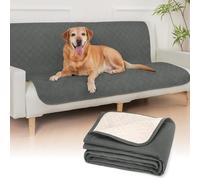 HezzLuv Coperta Impermeabile per Cani, Fodera per Divano-letto 127 x 157 cm | Protettore per Mobili, Antiscivolo, Lavabile, Resistente ai Peli di Animali per Cani e Gatti di Taglia Media/Grande