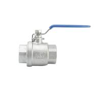 HF Mont Rubinetto For Interruttore Con Rubinetto A Sfera Valvola Di Intercettazione A Porta Completa In Acciaio Inossidabile NPT Femmina Da 1/4 "3/8" 1/2 "3/4" 1 "2"(1/2",BSPP_SS304)