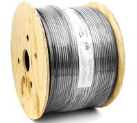 HF240 250 metri cavo coassiale (LMR 240 equivalente) - prolunga RF 50ohm compatibile con SMA BNC TNC UHF Tipo N - cable per Antenna Esterno WiFi Router 4G 5G CB Radio Modem - Prodotto in Italia