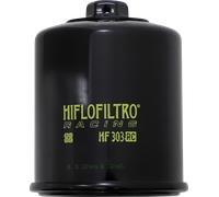 HF303RC OIL FILTER SPIN-ON RACING WITH NUT PAPER GLOSSY BLACK HONDA CBF 500 2005