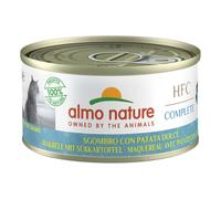 Almo Nature HFC Complete 6 x 70 g Alimento umido per gatto - Sgombro con Patate dolci
