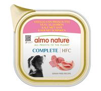 Almo Nature Dog HFC Complete Vitello con Prosciutto - Almo Nature Dog HFC Complete Vitello con Prosciutto - Vaschetta Da 150 Gr - CONFEZIONE RISPARMIO