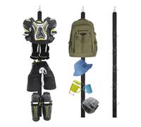 HFCOONY Stendibiancheria per attrezzatura da hockey, appendiabiti portatile da appendere, ideale per uso domestico ed esterno, per uso domestico e all'aperto, per hockey su ghiaccio, pattinaggio,