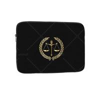 HFDGFJKKL Backpack Law Golden Scales Of Justice Laptop Tablet Custodia per notebook per computer per Air Pro Retina 10-17 Sleeve Festival regalo