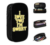 HFDGFJKKL Custodie Gracie Abrams Ti voglio bene Mi dispiace Custodie per matite Penne Ragazze Ragazzi Forniture scolastiche Regalo per il Festival della Zip