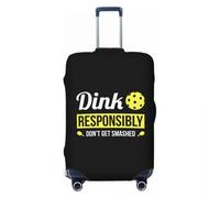 HFDGFJKKL Dink personalizzato responsabilmente non farsi distruggere Pickleball regalo valigia copertura Custodia Custodia per bagagli a prova di polvere Protector per 18-32 pollici