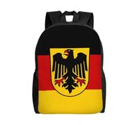 HFDGFJKKL Zaino Custom German Flag Men Woman Basic Book per il Festival Patriottico della Scuola Universitaria regalo