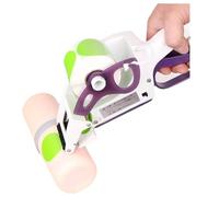 HFDJRWK Portable Manual Barcode applicator Gun Label Printer, Round And Square Label Printer, Suitable for supermarkets, Courier Services, And Shopping centres Label Dispenser(YH-60)