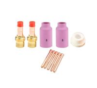HFDT5GHC 10PCS for per Ti Kit di Accessori for Lenti a Gas for WP17 18 26 for per Ti ToRh Include pinze for Lenti a Gas Ugello INSlator