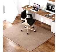 HFERTSCN Beige Brown Fill SETO di Protezione per Sedia Officio Resistente Resistente Anti Slip MAPPOGNO MULTRO Underlay Multiuso per Legno Duro e Moquette 150 x 120 cm FANDIAO