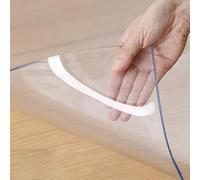 HFERTSCN Cancella PVC Computer Desk Sedia tappetini Trasparente e Durevole Protezione per Pavimenti per Il tavolino da Cucina e tavolino da caffè FANDIAO