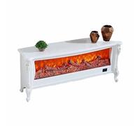HFERTSCN Home 54 "Supporto TV in Stile Europeo con Telecomando, Mobile per Camino Decorativo a LED per Decorazioni Soggiorno Camera da Letto FANDIAO