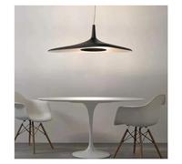 HFERTSCN Lampadario, a Ciondolo a Sospensione mutevole in Resina Moderna Lustre da Pranzo Lustre Sala da Pranzo Sospensione Decorazioni per la casa Dropile Droplightleier (Nero L120CM 30W) FANDIAO
