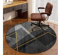HFERTSCN Matro per Protezione a Pavimento Multiplo per Sedia da Gioco Sedia da Ufficio e utilizzo della casa Round a 160 cm tamponi da Tamburo FANDIAO