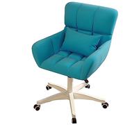 HFERTSCN Moderna sedia da scrivania girevole a 360 ° con altezza regolabile ruote a rolling posteriore comodo sedia da ufficio comodo sedile largo per attività e uso di vanità FANDIAO