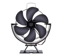 HFERTSCN nella Ventola del bruciatore, ventilatori per Le stufe, Ventilatore da bruciatore di Tronchi, Ventola per Cappotti a Rotazione a Rotazione a 360 ° Ventola ad Alimentazione Calda efficiente