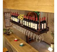 HFERTSCN Portapattonate per vino portandeino portanate appeso al vino rosso porta a testa in giù per la casa creativa portatore di vino a soffitto 1 60 35 cm FANDIAO