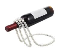 HFERTSCN Scaffale di vino rosso Punzione, porta d'ingetà desktop, porta vino portano portaoggetti per vino portanti di vino rossa Vino per vino hodler Golden (bianco) FANDIAO