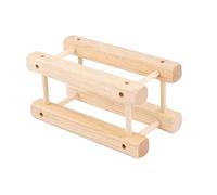 HFERTSCN Scaffali di vino rosso Punzione, porta d'ingresso desktop, 2 ripiani di vino in legno mensole per vino mensole per vino per vino porta bottiglia vino vino desktop vino desktop FANDIAO
