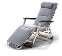 HFERTSCN Sedia a sdraio gravoso gravità reclinabile, sedia da giardino sedia senza peso da sole in metallo, letto antisommuo FANDIAO