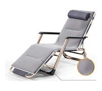 HFERTSCN Sedia a sdraio gravoso gravità reclinabile, sedia da giardino sedia senza peso da sole in metallo, letto antisommuo FANDIAO