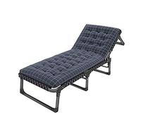 HFERTSCN Sedia a sdraio reclinabile, leggera e portatile, sedia a sdraio da giardino, con cuscino rimovibile, 2 colori N FANDIAO