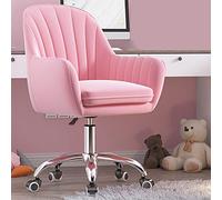 HFERTSCN Sedia da gioco ergonomica per ragazze comode sedia da scrivania da ufficio con altezza regolabile Supporto a metà schiena Design elegante perfetto per l'uso della casa e dell'ufficio FANDIAO