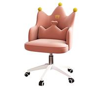 HFERTSCN Sedia da scrivania imbottita regolabile per le ragazze sedia da task per il trucco vanità sedia da ufficio a metà schiena per l'uso di casa e computer FANDIAO