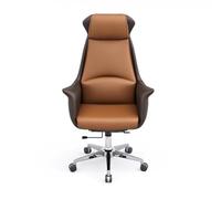 HFERTSCN Sedia da ufficio ergonomica moderna con braccioli e ruote - sedia da scrivania per computer girevole in pelle per la casa per la casa a 360 ° Comfort elegante (colore 2) FANDIAO